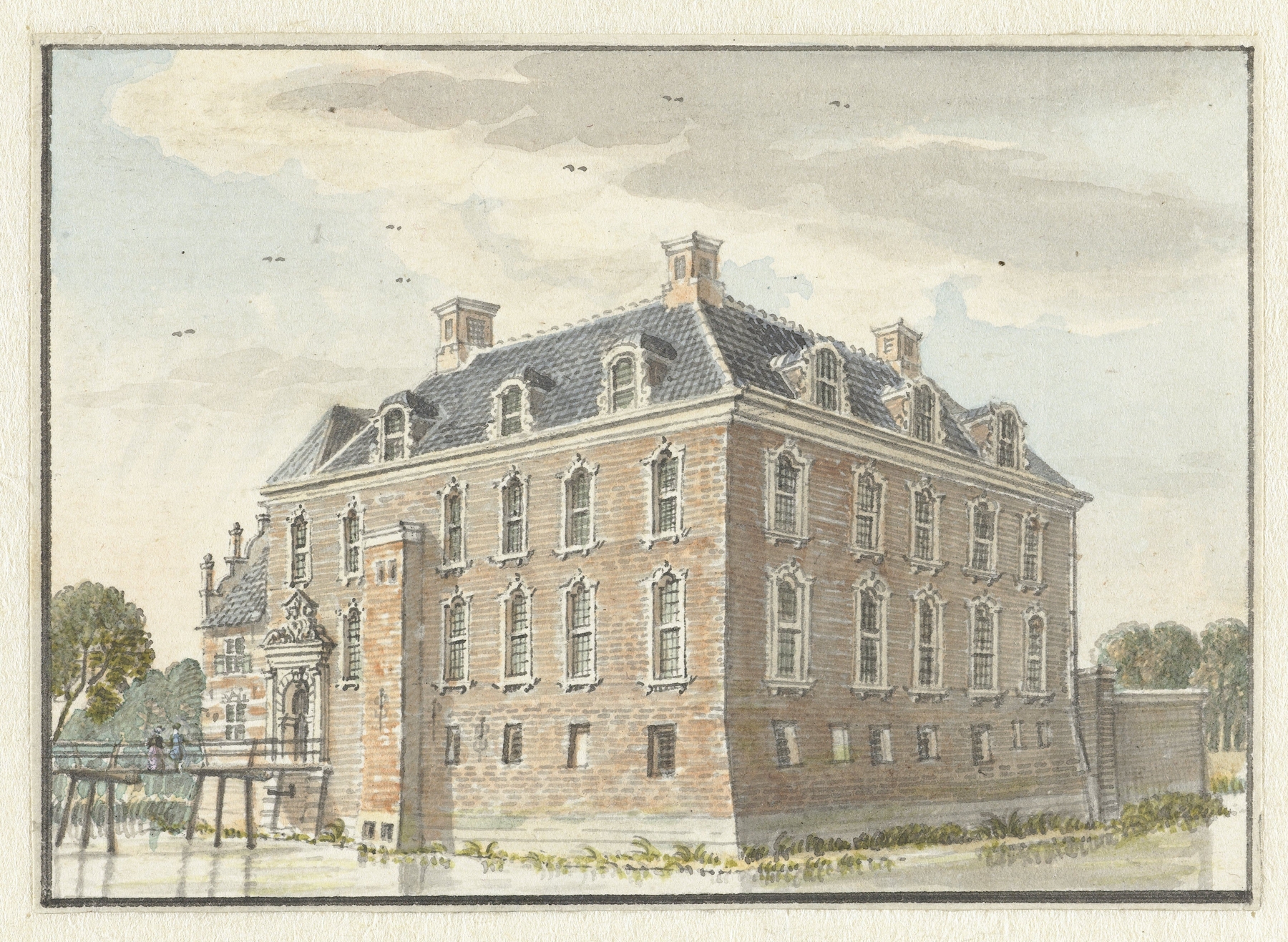 Het Huis te Baek, by Jan de Beijer, public domain