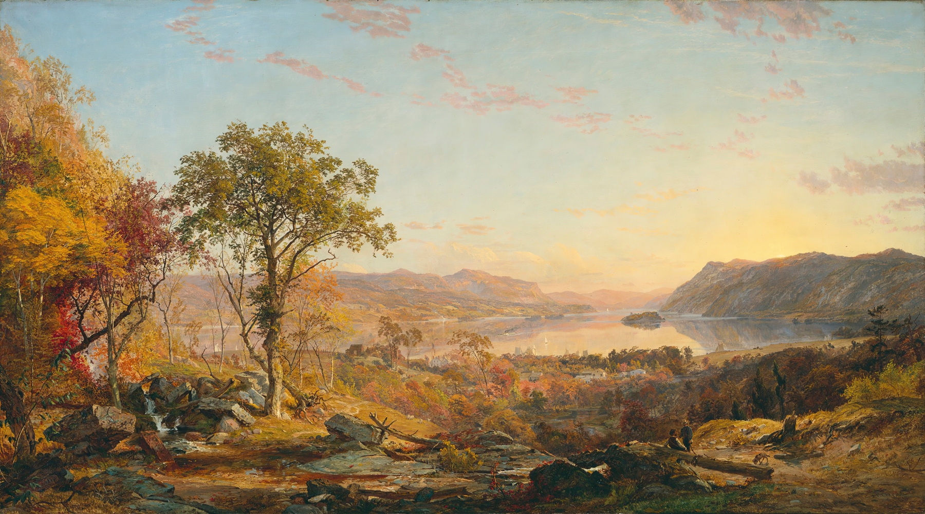 Indian Summer, by Jasper Francis Cropsey, public domain