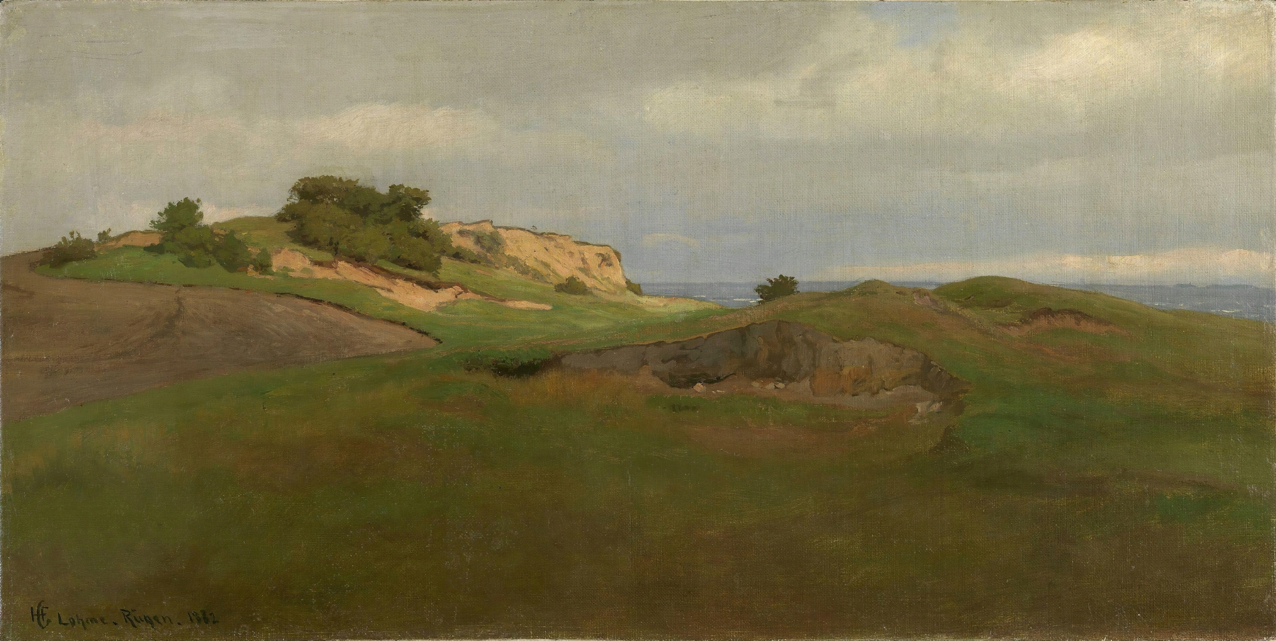 Coastal Landscape, Rügen, by Hans Gude, public domain