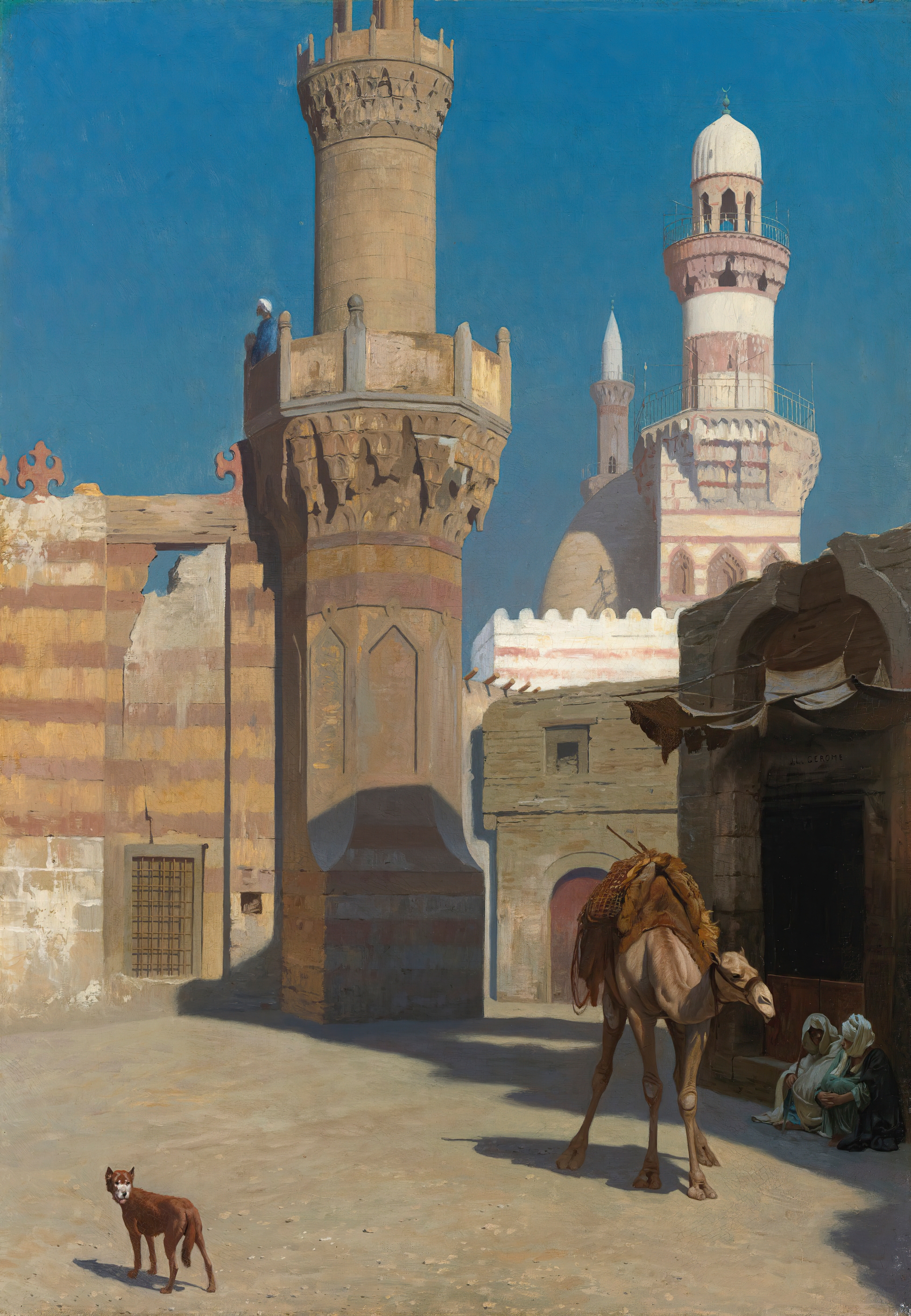 Une Journée Chaude Au Caire, by Jean-Léon Gérôme, public domain