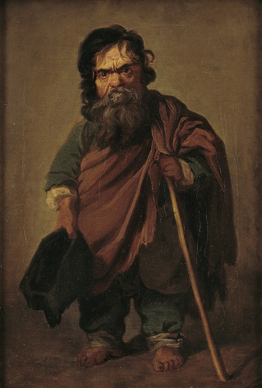 Portrait of Francesco Ravai, a dwarf known as Bajocco, by Jens Juel.
