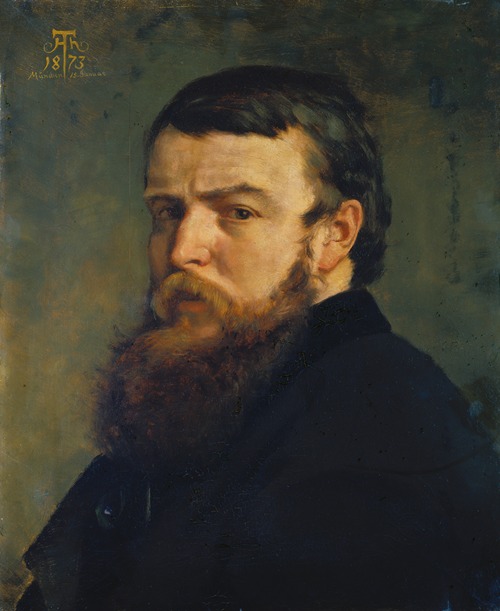 Self-Portrait from Munich by Hans Thoma showcases the artist's introspective nature.