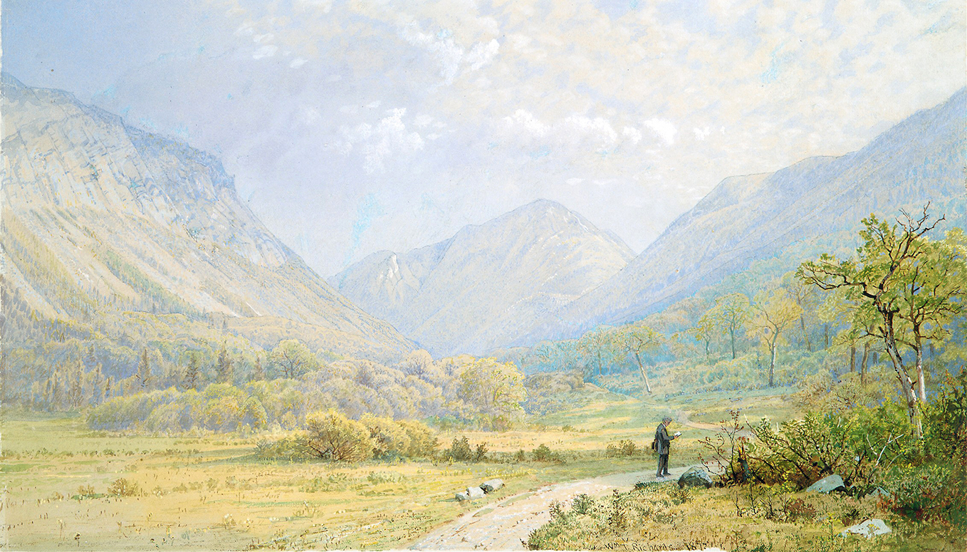 Franconia Notch, New Hampshire, by William Trost Richards, public domain