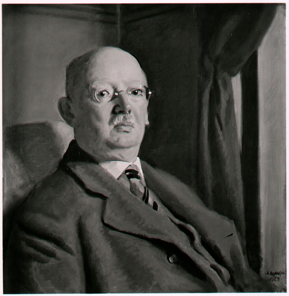 Portrait of Edward Channing, oil on canvas by Charles Sydney Hopkinson