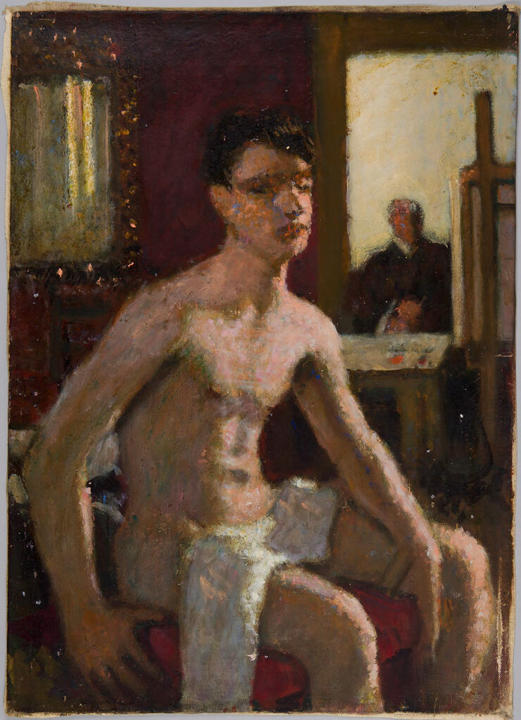 Figurative oil painting by Denman Waldo Ross depicting Walter Nelson