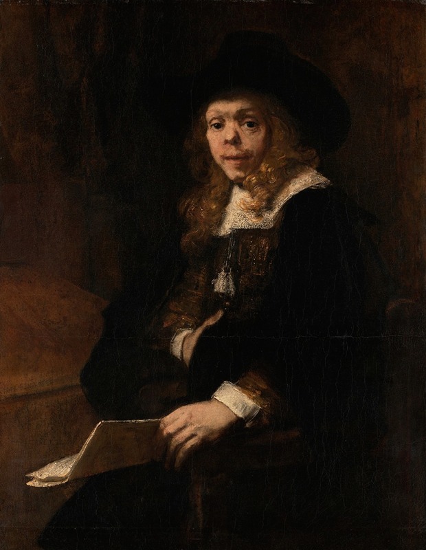 This painting depicts Gerard de Lairesse, a notable figure in the art world.
