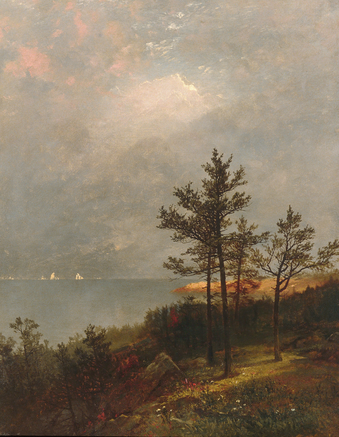 Gathering Storm on Long Island Sound, by John Frederick Kensett, public domain