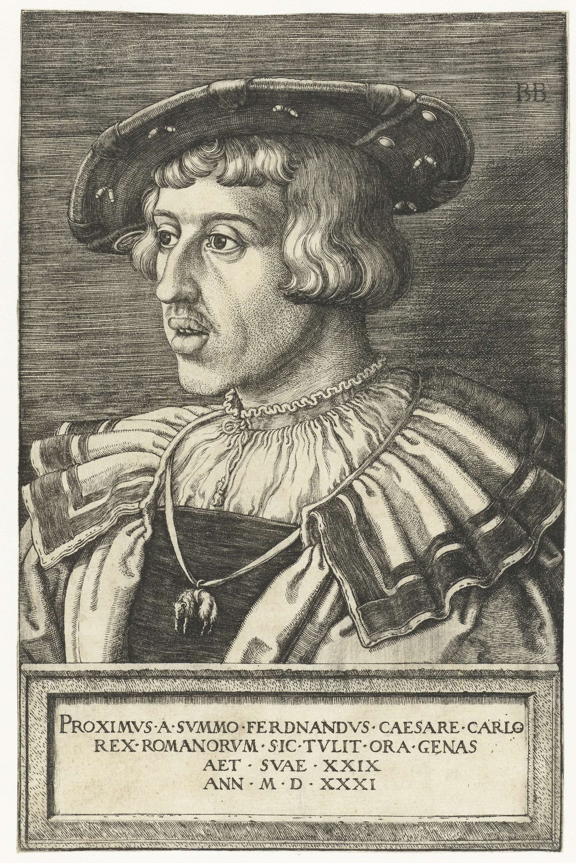 Portret van Keizer Ferdinand I, by Barthel Beham, public domain