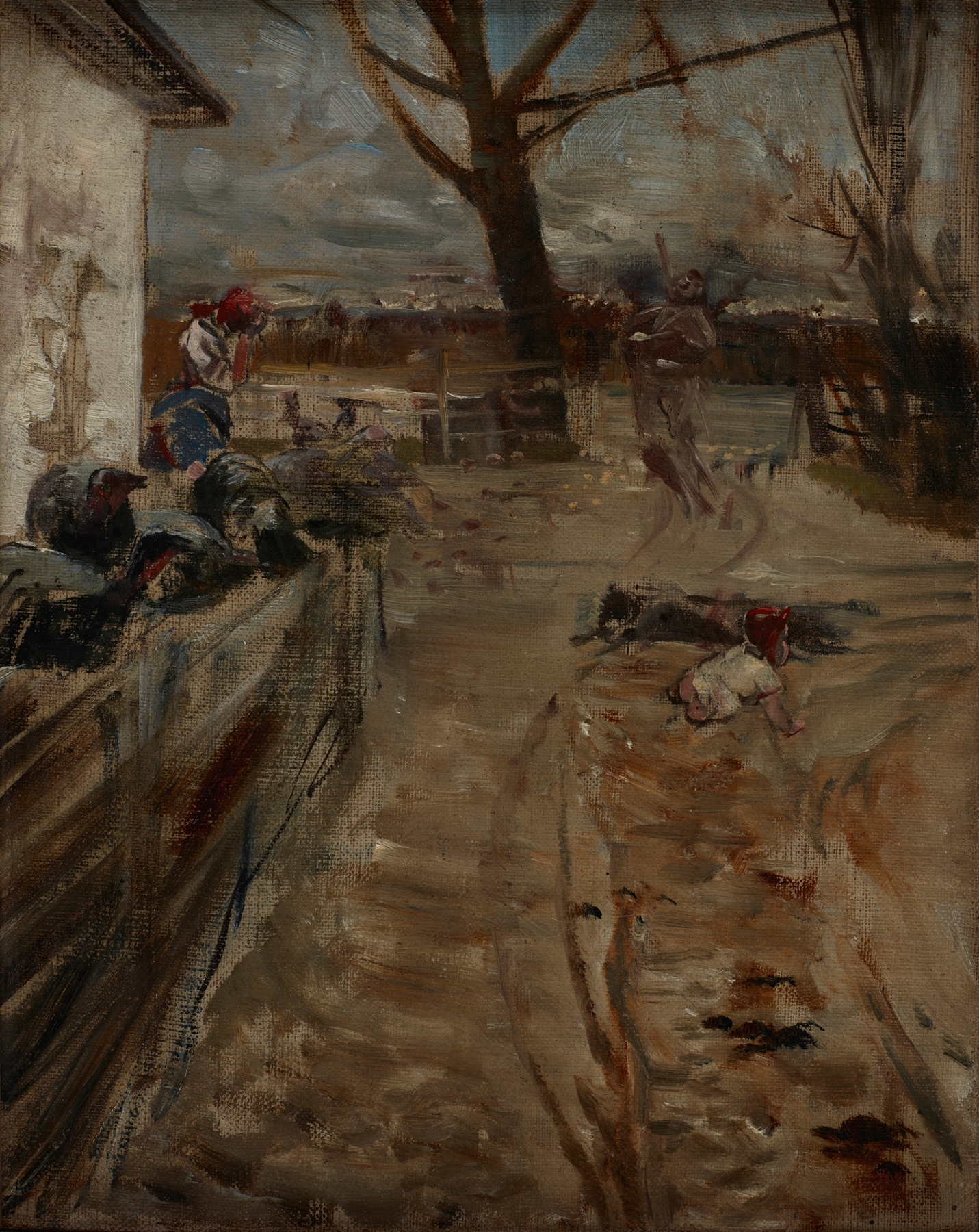 Country Farm, by Jacek Malczewski, public domain