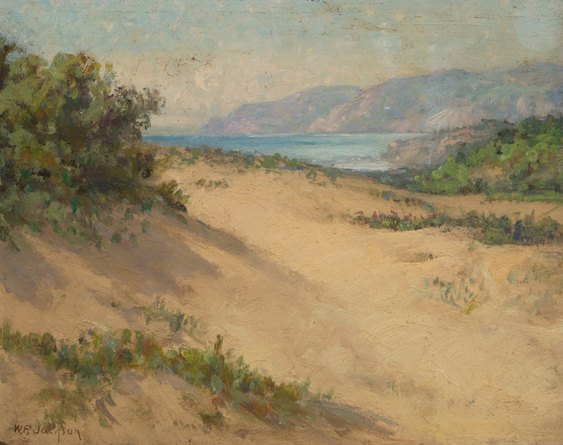 Landscape of the Golden Gate by William Franklin Jackson, impressionism