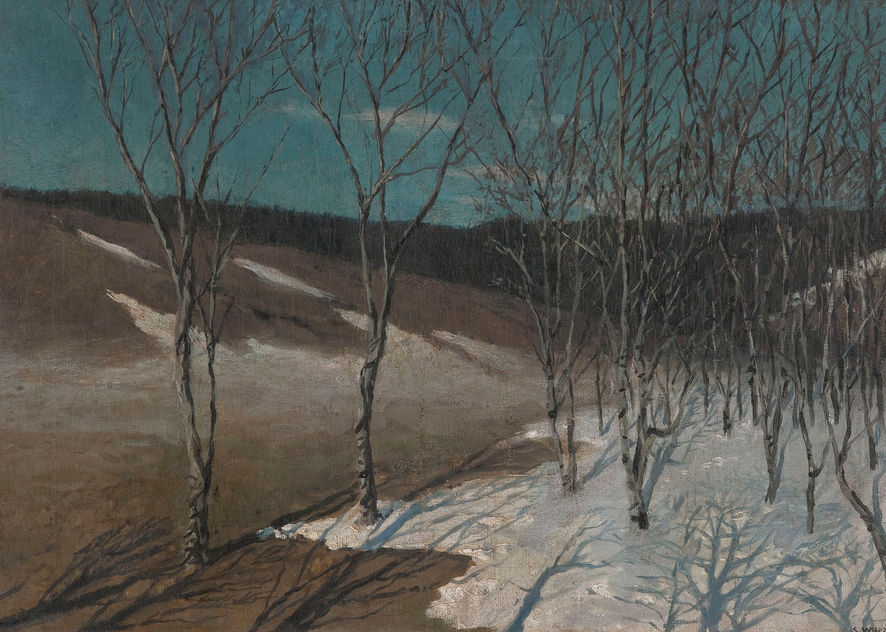 Pejzaż (Przedwiośnie), by Stanisław Ignacy Witkiewicz, public domain