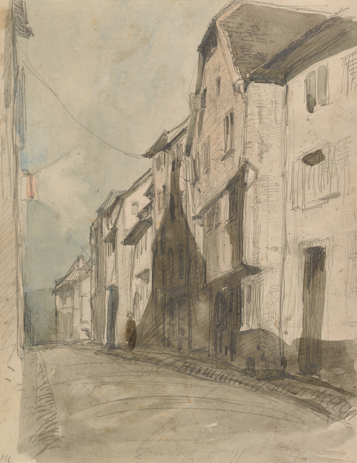 Saverne by James Abbott McNeill Whistler, oil on canvas, depicting a boat on water with soft light.