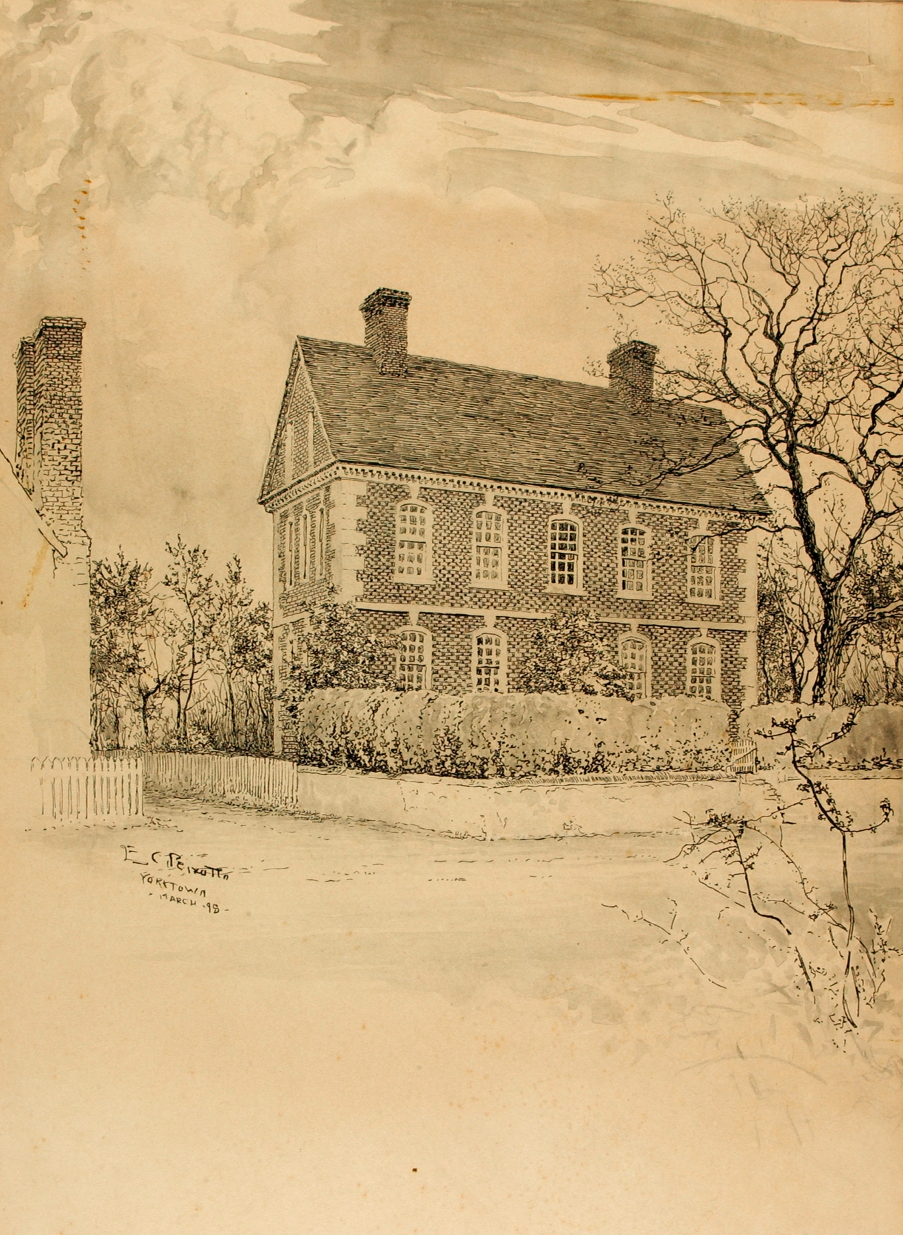 Yorktown, by Ernest Peixotto, public domain