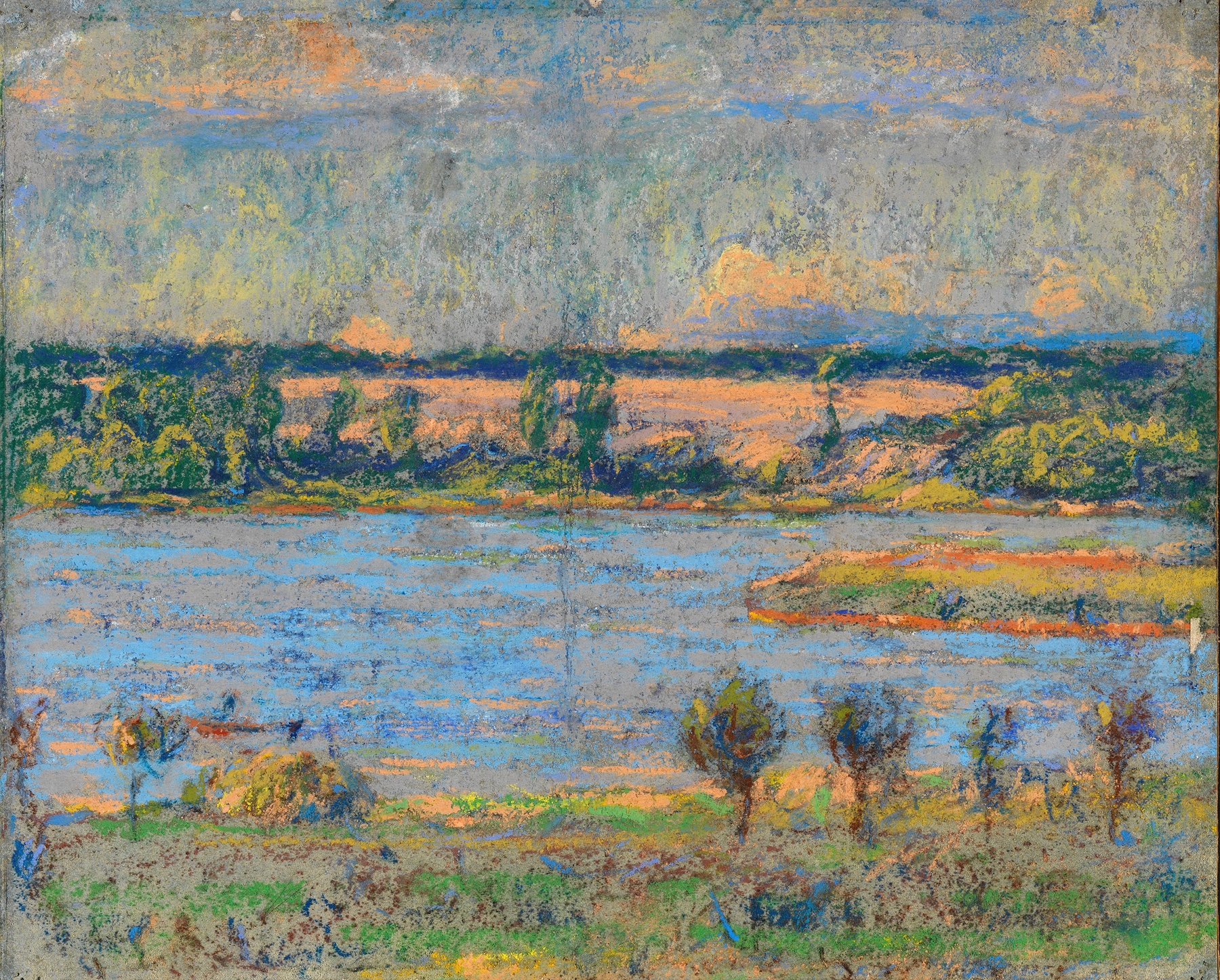 Teich am Abend, by Christian Rohlfs, public domain