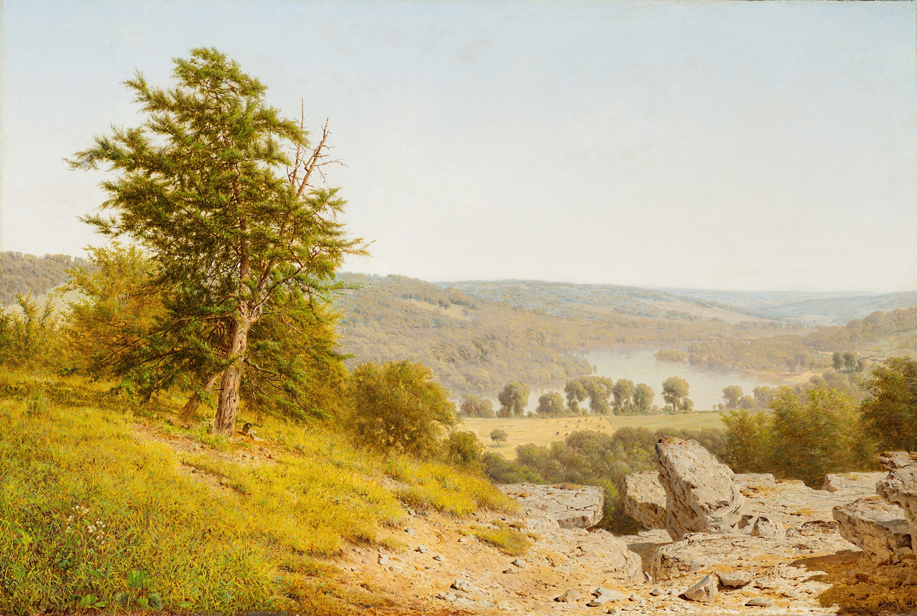 Landscape, by Alexander Helwig Wyant, public domain