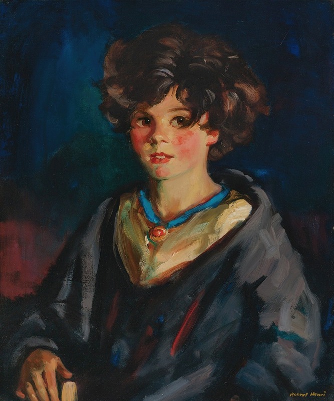 Annie Beg by Robert Henri captures a young woman with a thoughtful expression.