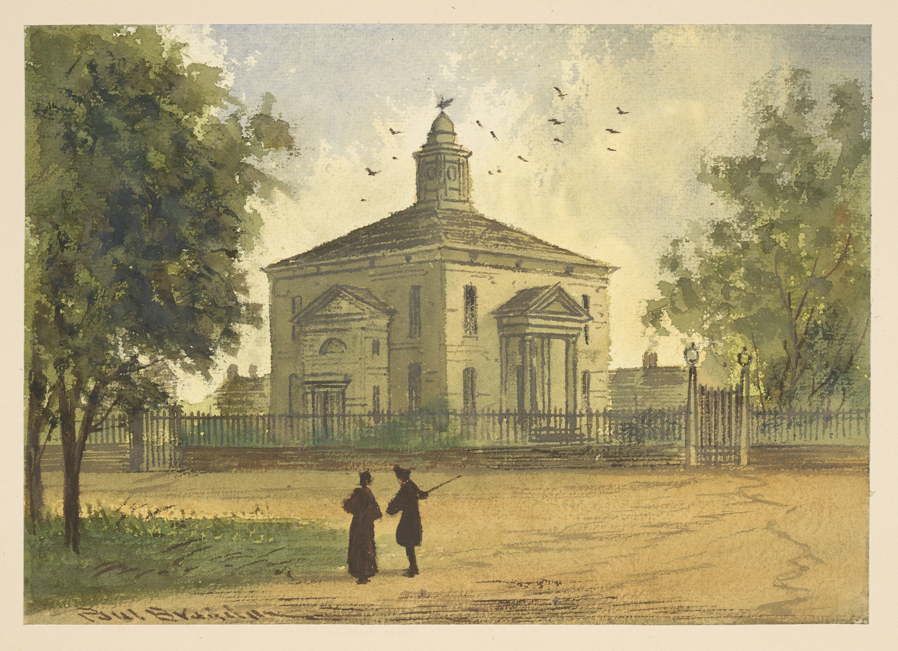 Haunts of Sarah Siddons Pl.3, by Paul Braddon, public domain