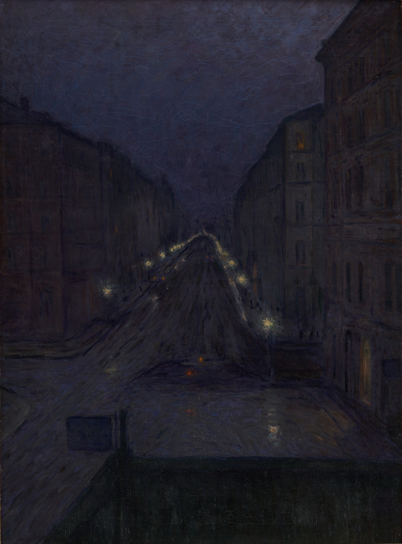 Roslag Street, Stockholm, by Karl Nordström, public domain