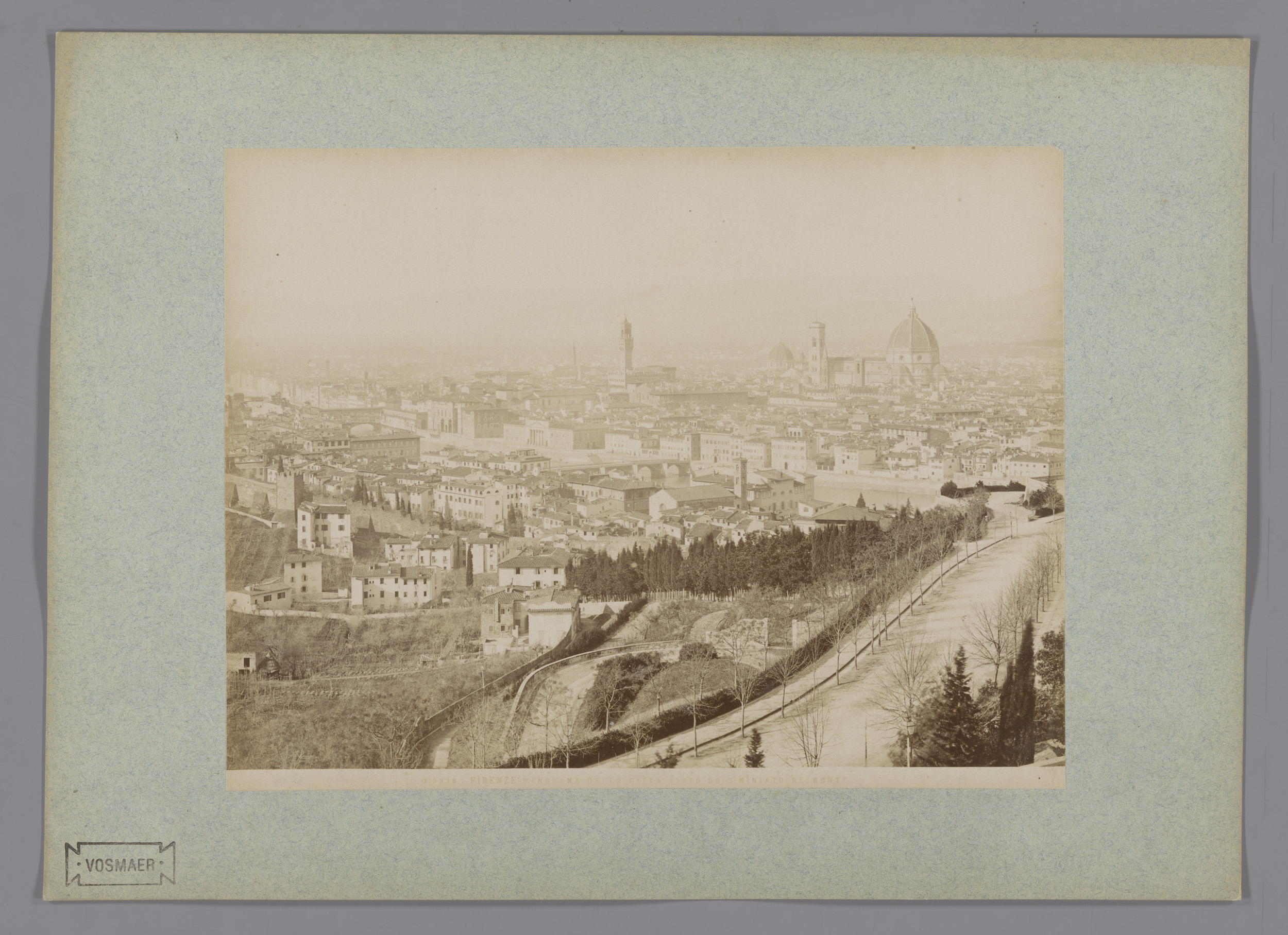 Gezicht op Florence, Italië, by Fratelli Alinari, public domain