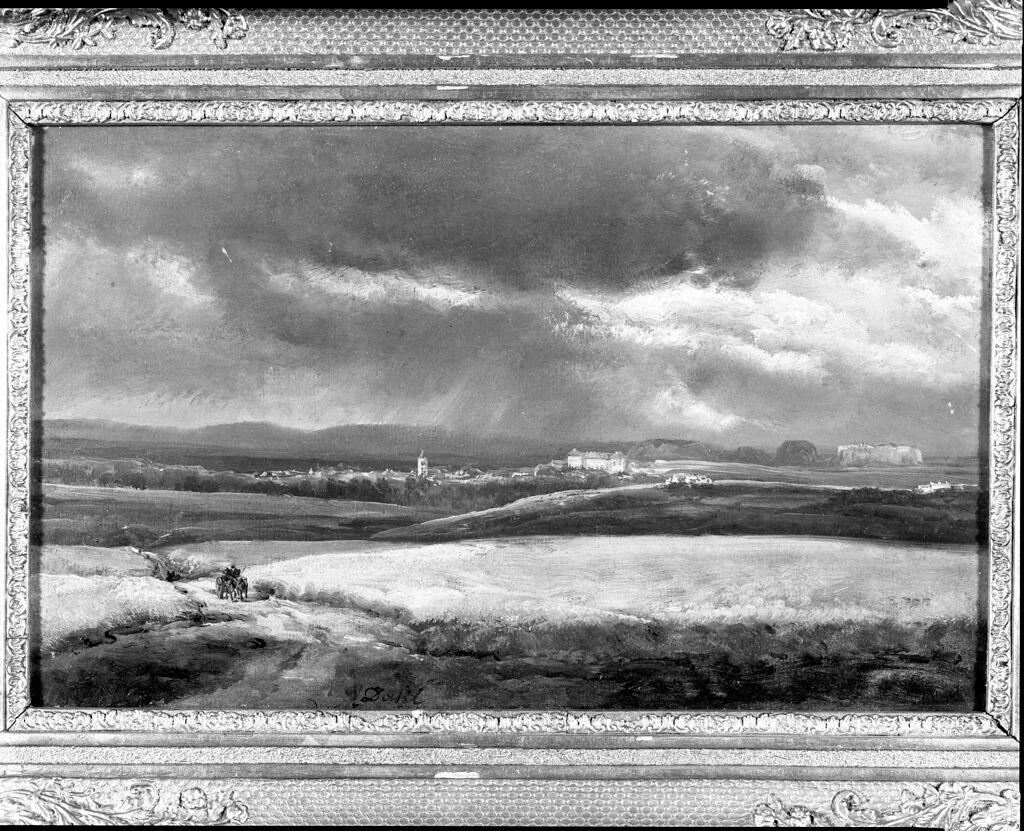 Landscape near Pirna, by Johannes Christian Clausen Dahl, public domain