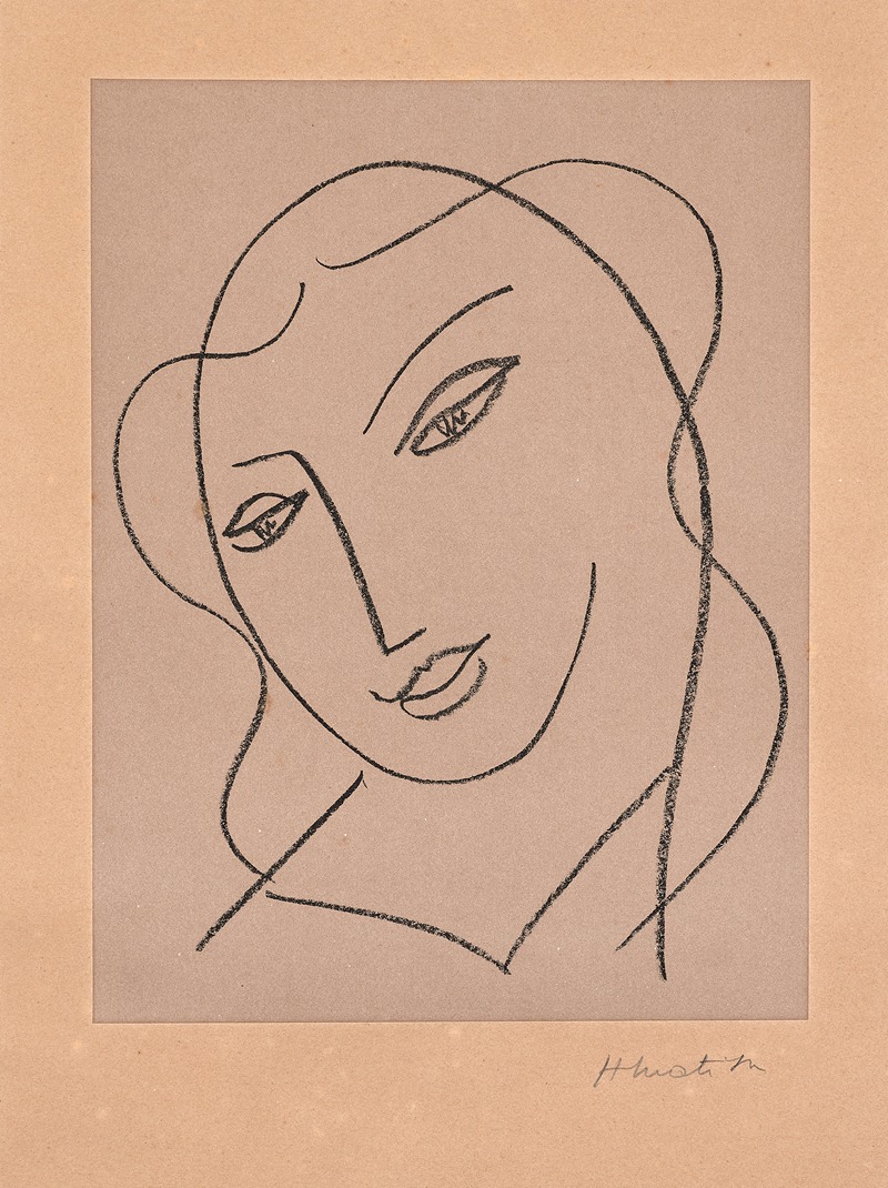 Henri Matisse's 'Étude pour la Vierge ‘Tête voilée’ showcases a veiled Virgin Mary.
