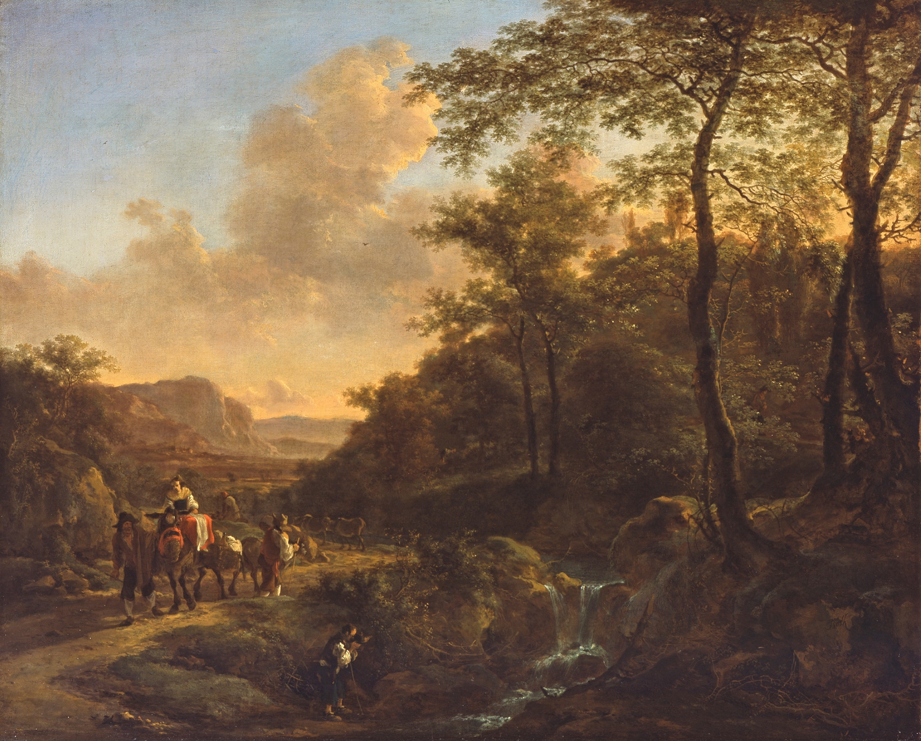 Scene of the Roman Campagna, by Jan Both, public domain