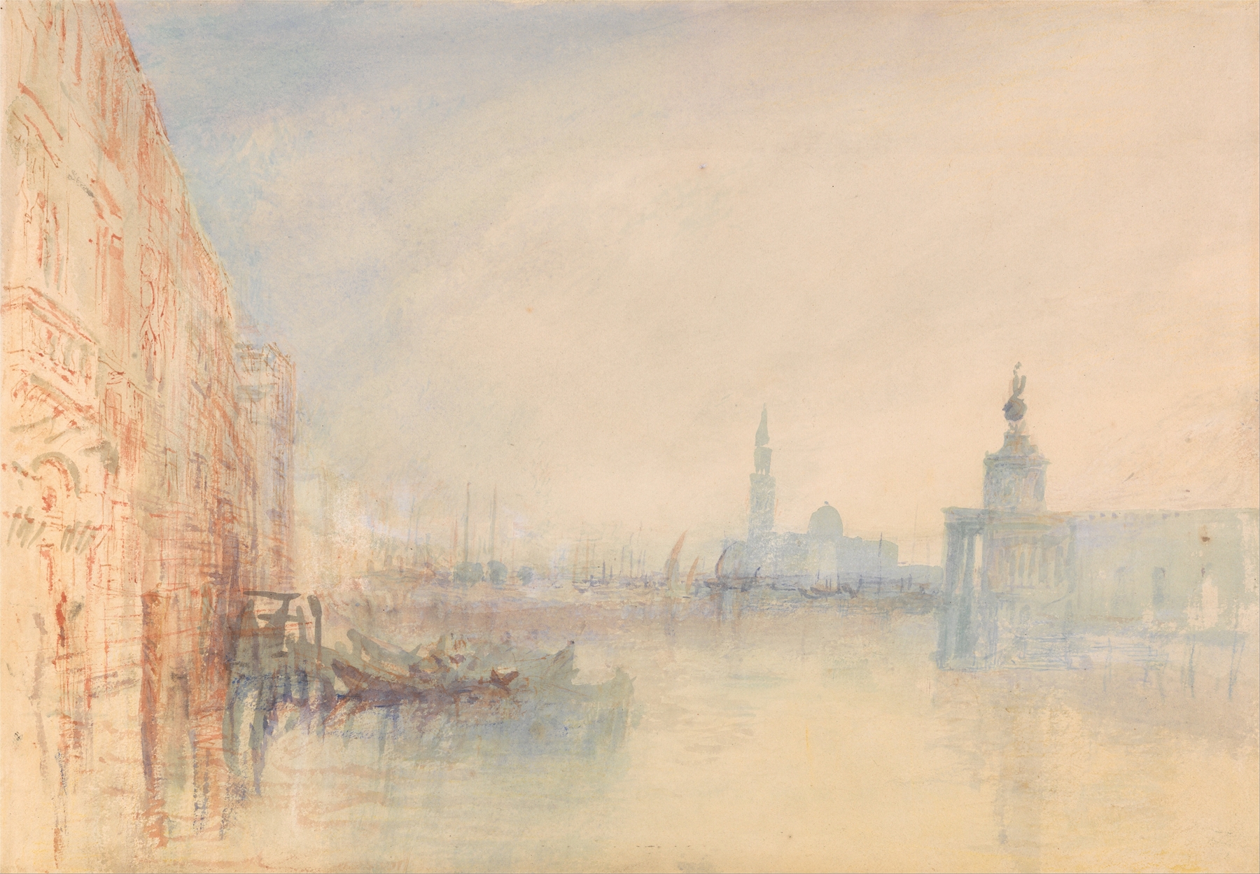 Venice, The Mouth of the Grand Canal, by Joseph Mallord William Turner, public domain