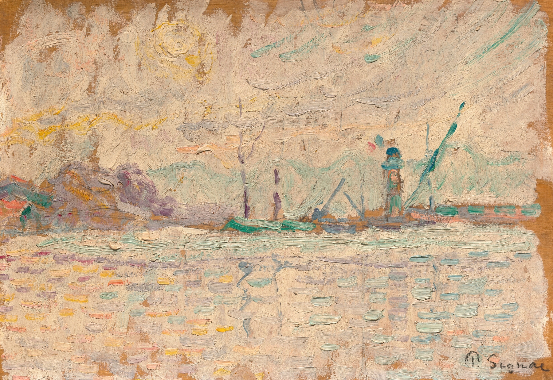 Saint-Tropez. Le Phare, by Paul Signac, public domain