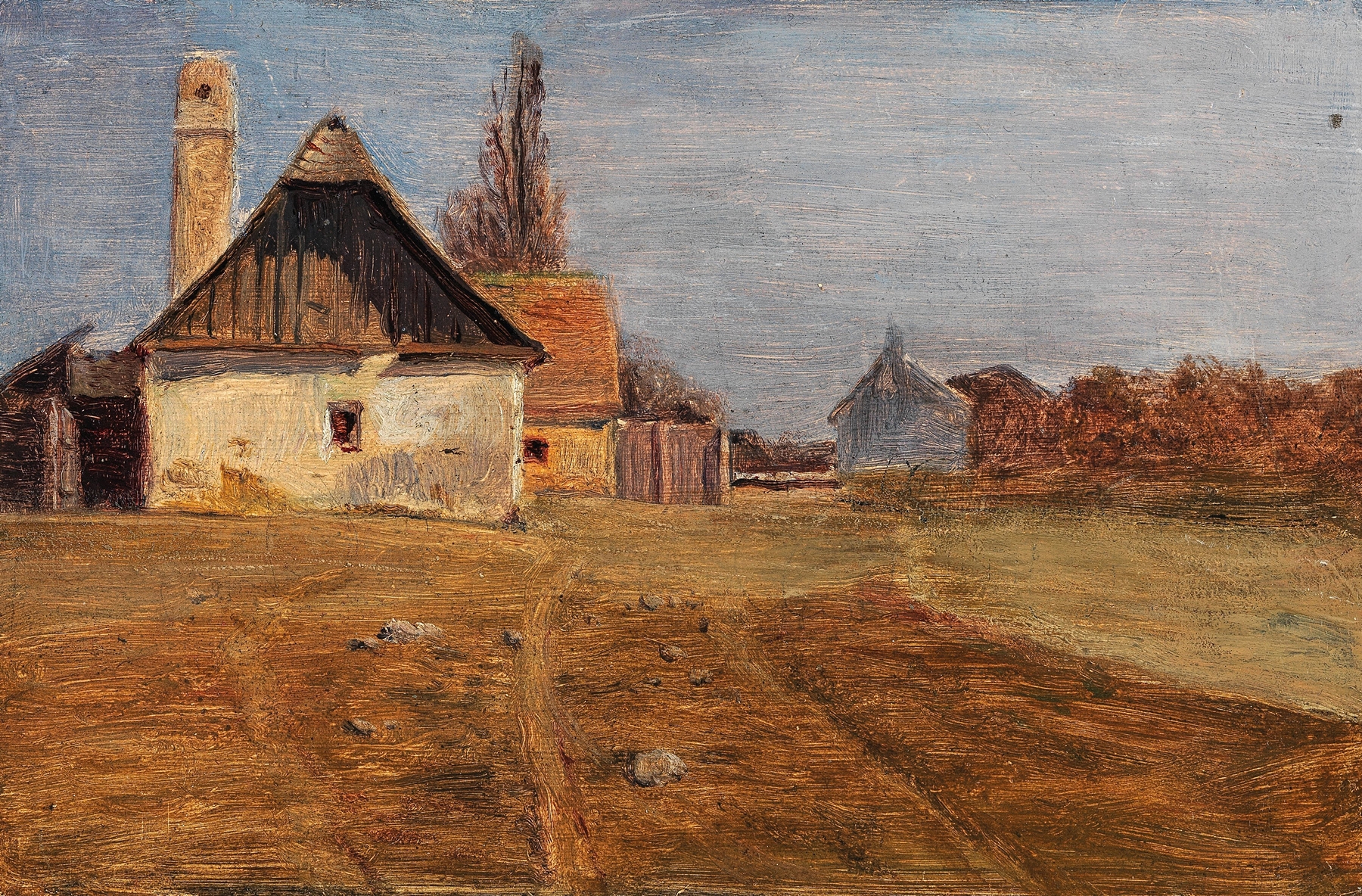 A Scene in Mannswörth on the Danube, by Tina Blau, public domain