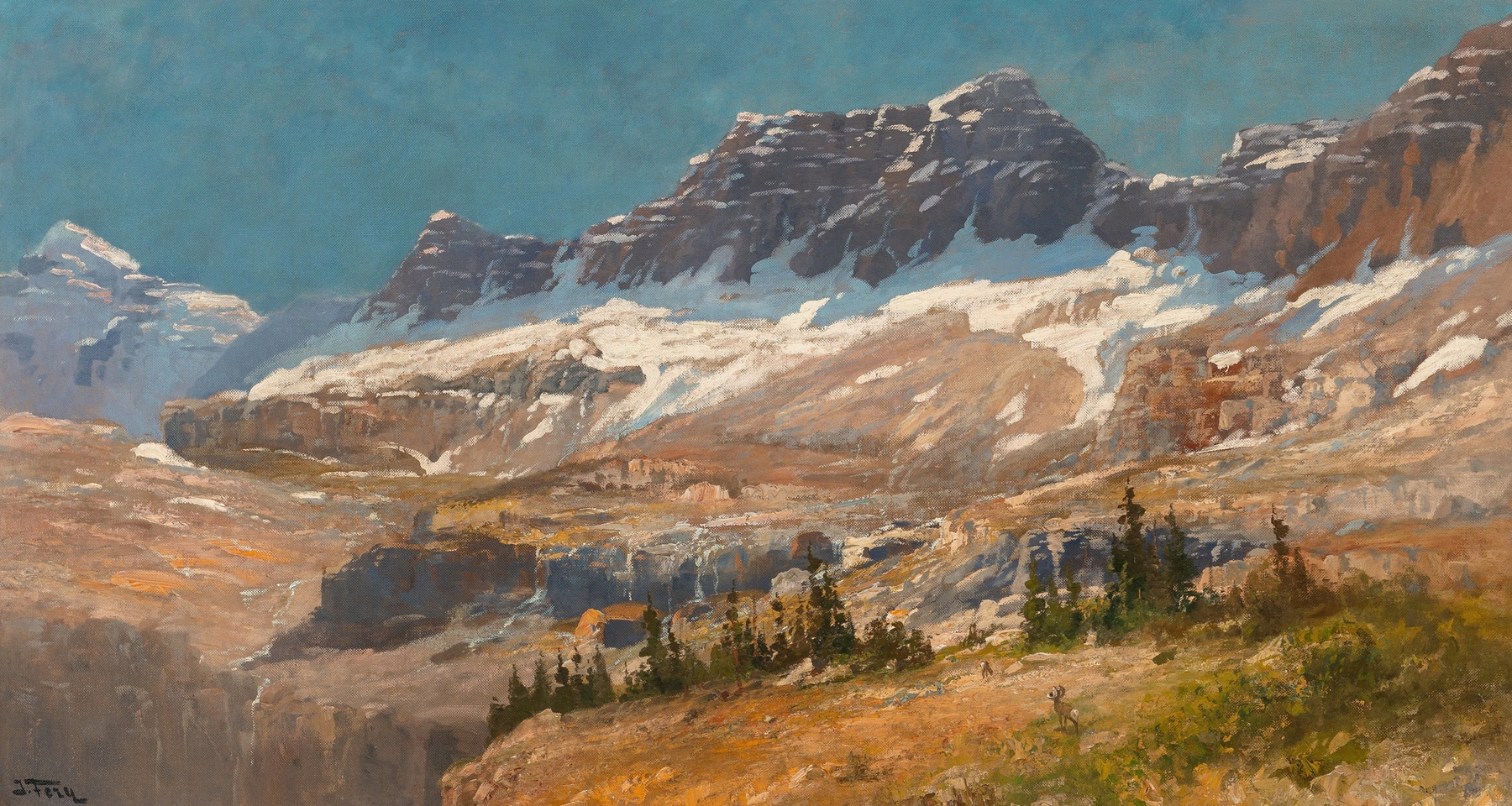 Glacier Park, by John Fery, public domain