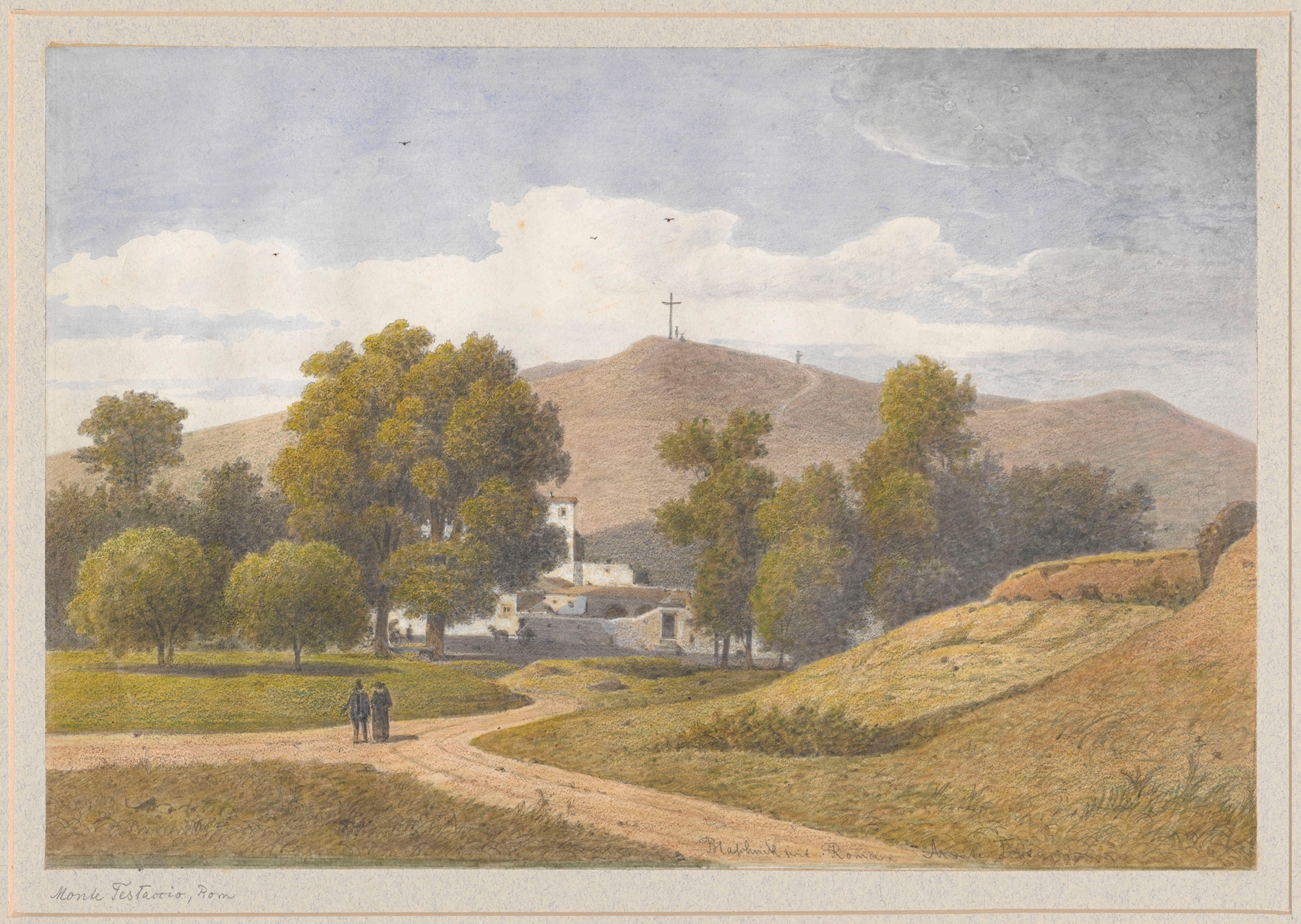 View of Monte Testaccio in Rome, by Arthur Blaschnik, public domain