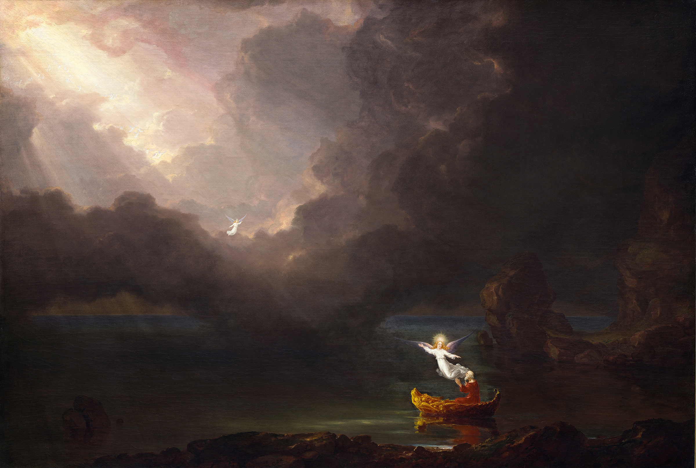 The Voyage of Life – Old Age, by Thomas Cole, public domain