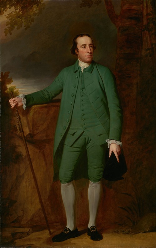 Portrait of George Morewood by George Romney showcases the subject's dignified presence.