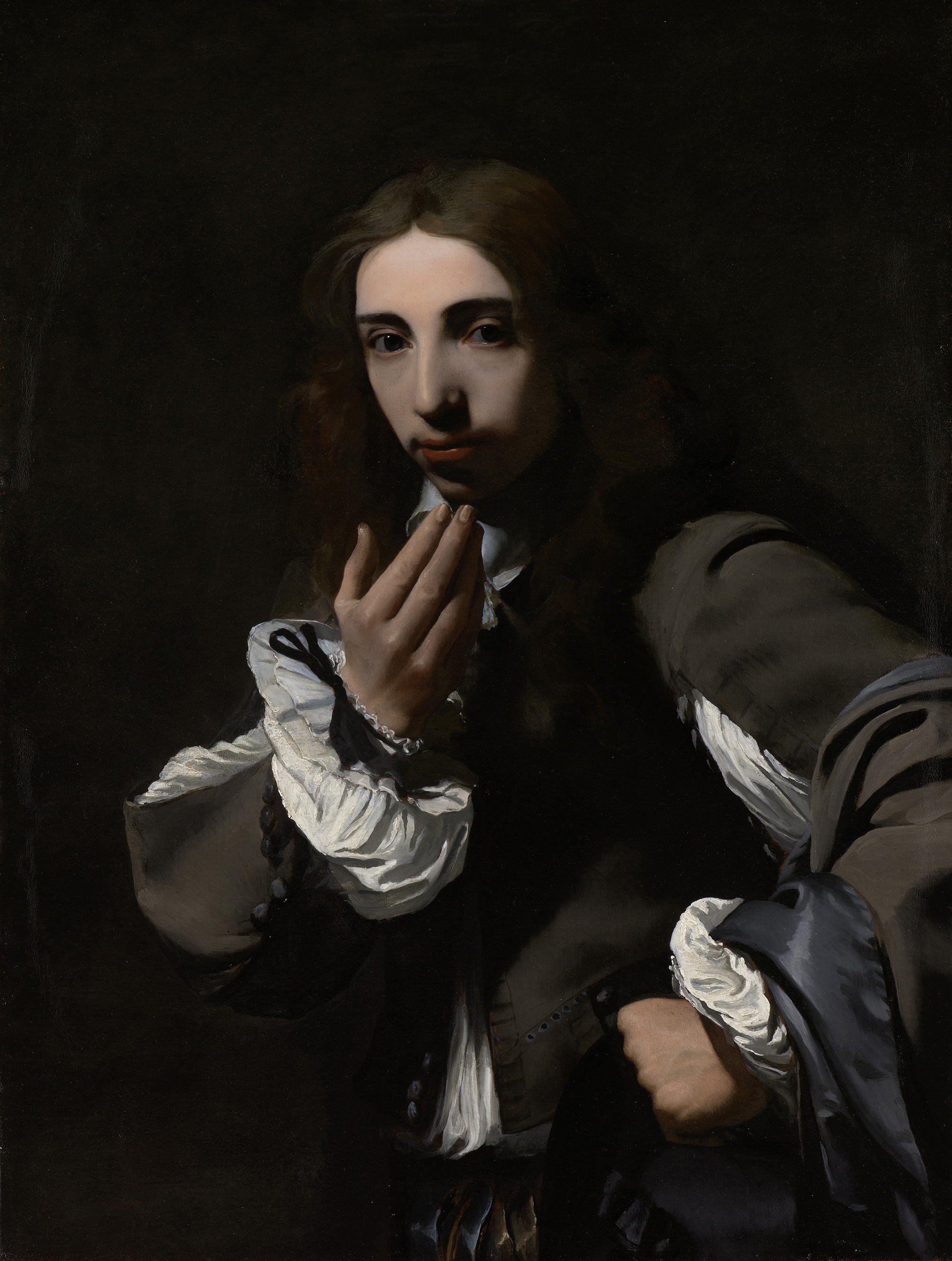 Portrait of Joseph Deutz, oil on canvas by Michael Sweerts, depicting a young man engaging the viewer.