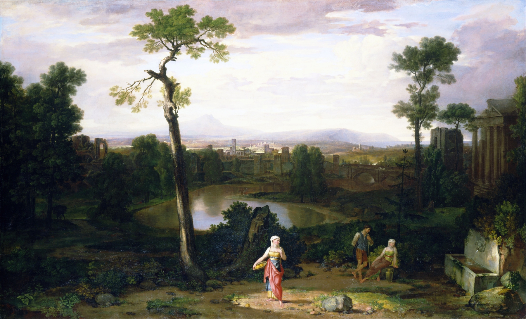 Italian Landscape, by Washington Allston, public domain