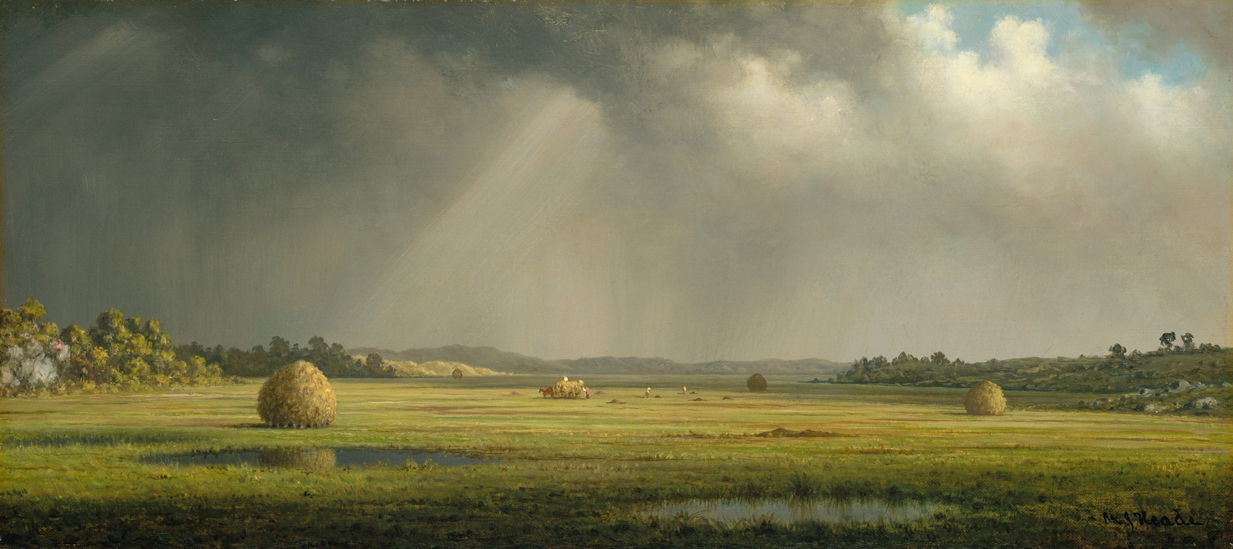 Newburyport Meadows, by Martin Johnson Heade, public domain