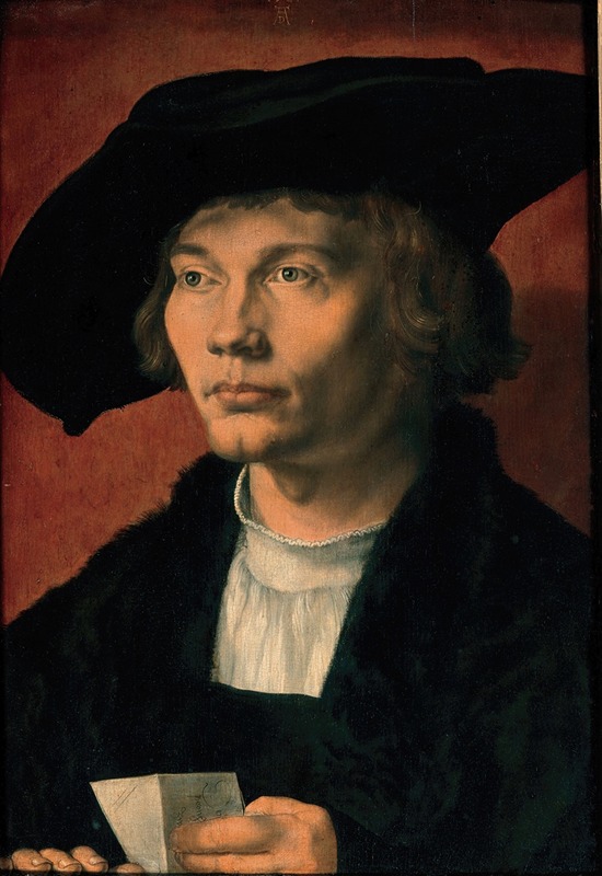 A detailed portrait of Bernhart von Reesen by Albrecht Dürer.
