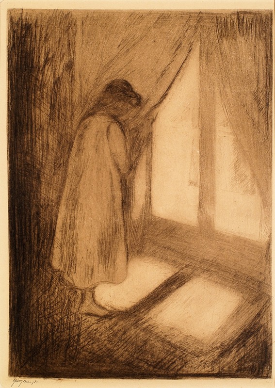 A young girl gazes out a window, embodying a sense of longing and introspection.