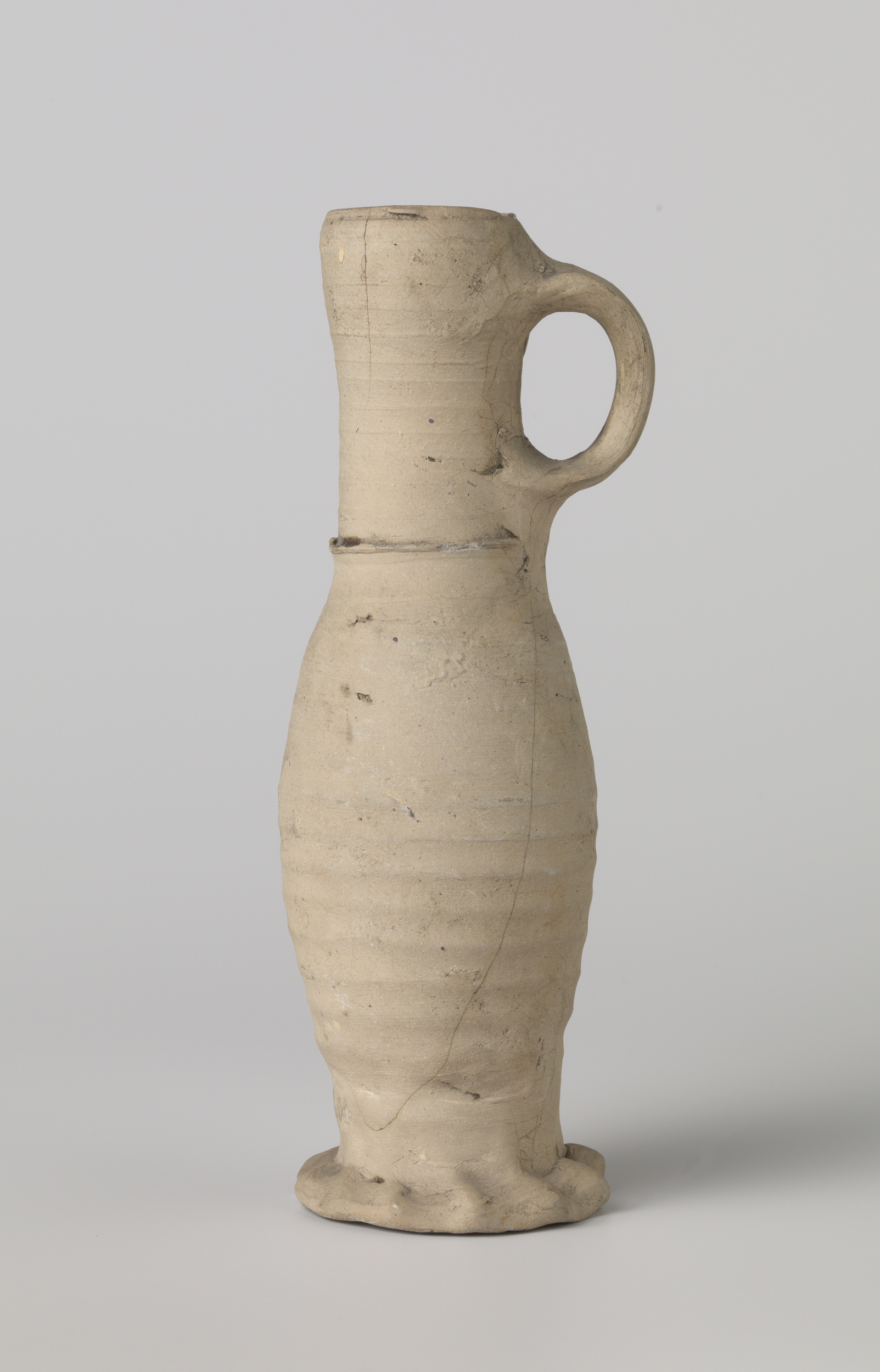 Ceramic jug by unknown artist, Northern Renaissance, showcasing intricate patterns and earthy tones.