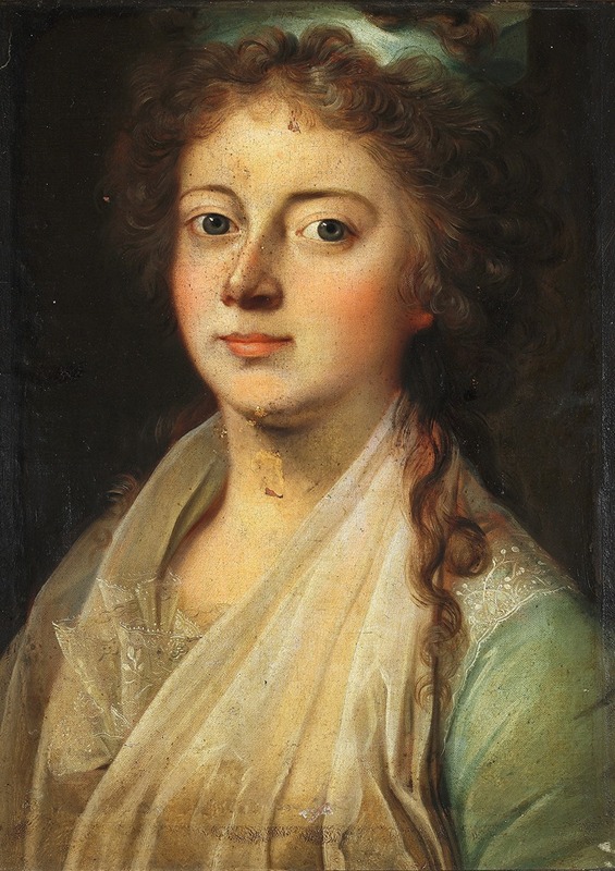 Portrait of Queen Marie Sophie Frederikke by Jens Juel.