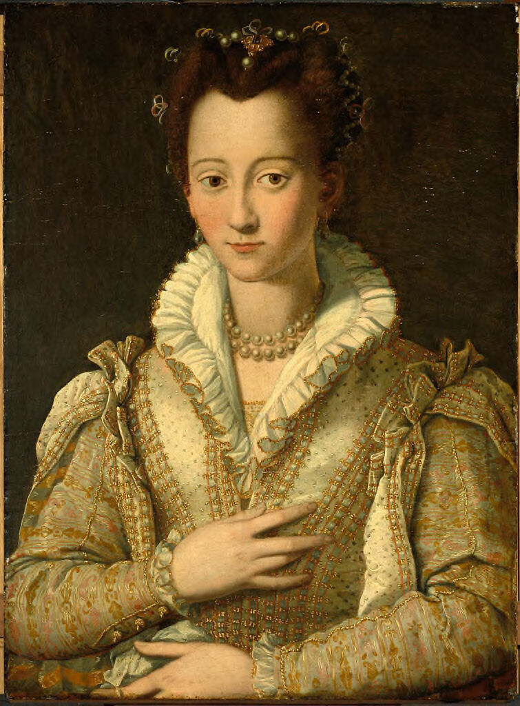 Portrait of a Woman, by Alessandro Allori, public domain