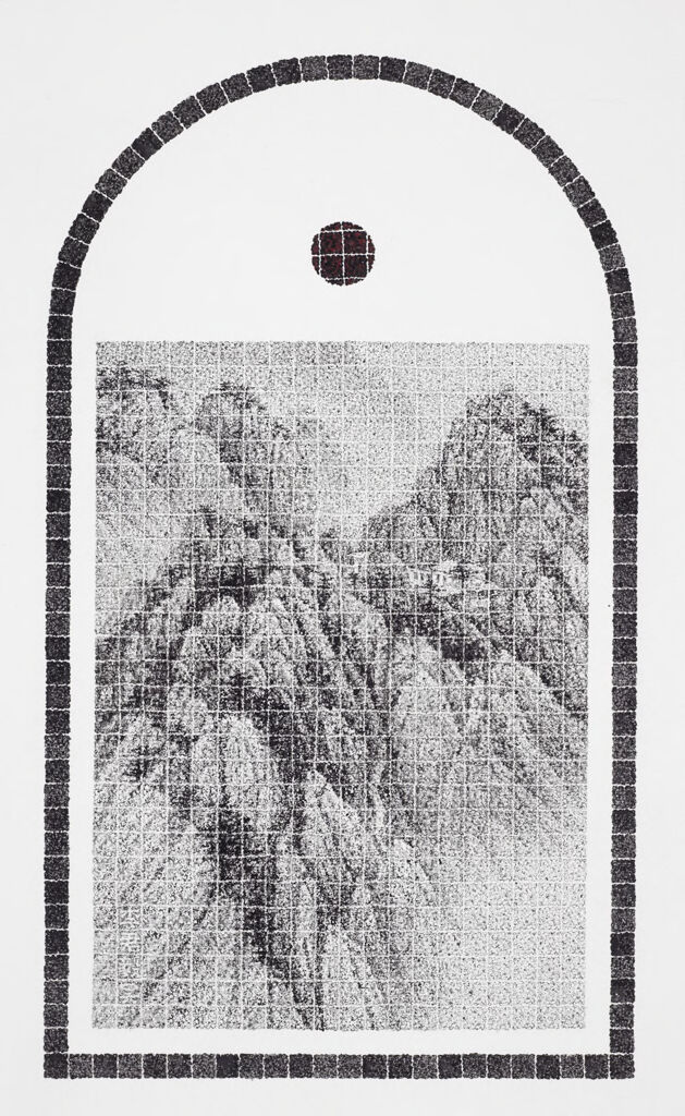 Dwelling in the Mountains, from the series "Sacrifice", by Lee Chun-Yi (Li Junyi) 李君毅, public domain