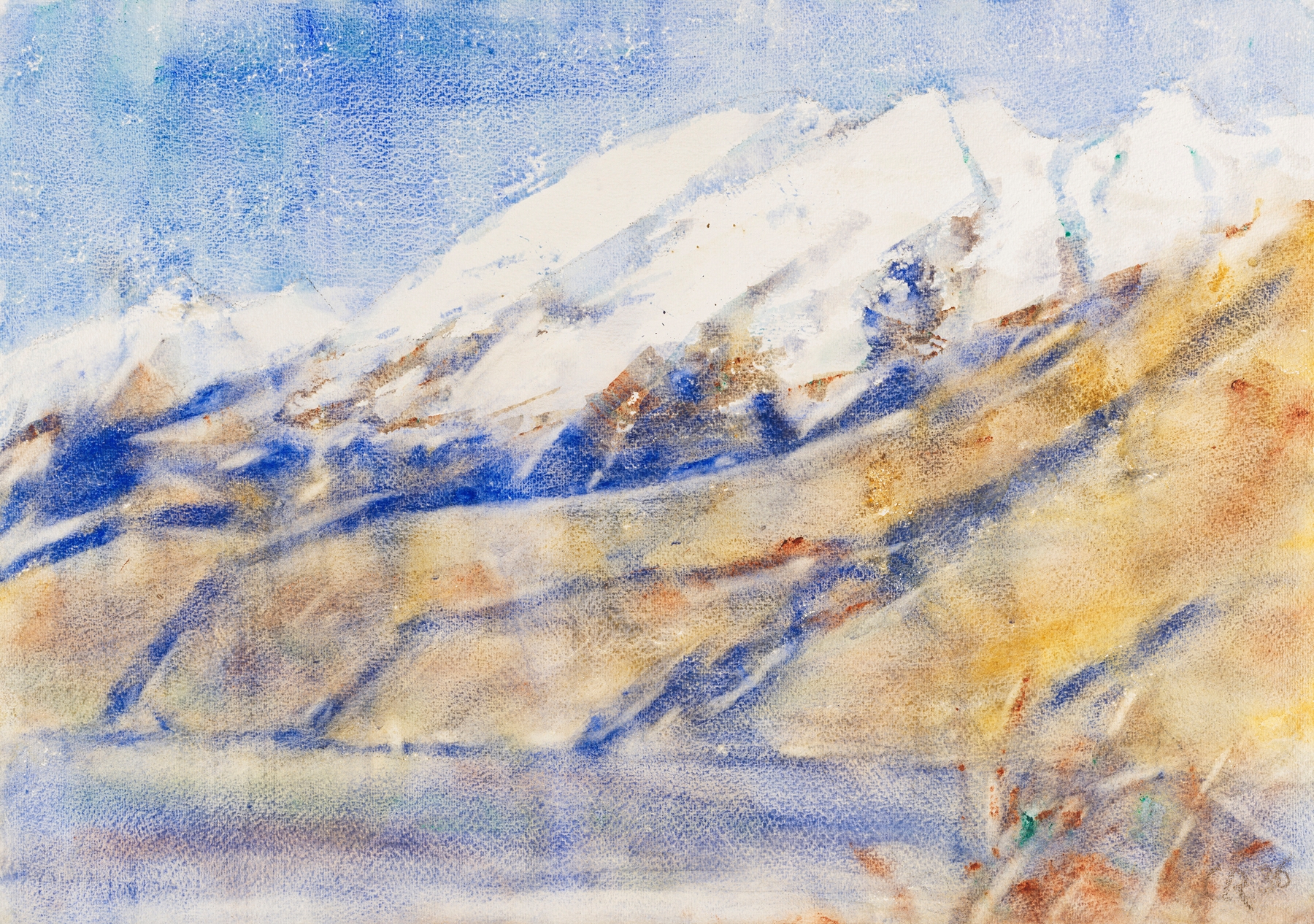 Ghiridone im Winter, by Christian Rohlfs, public domain