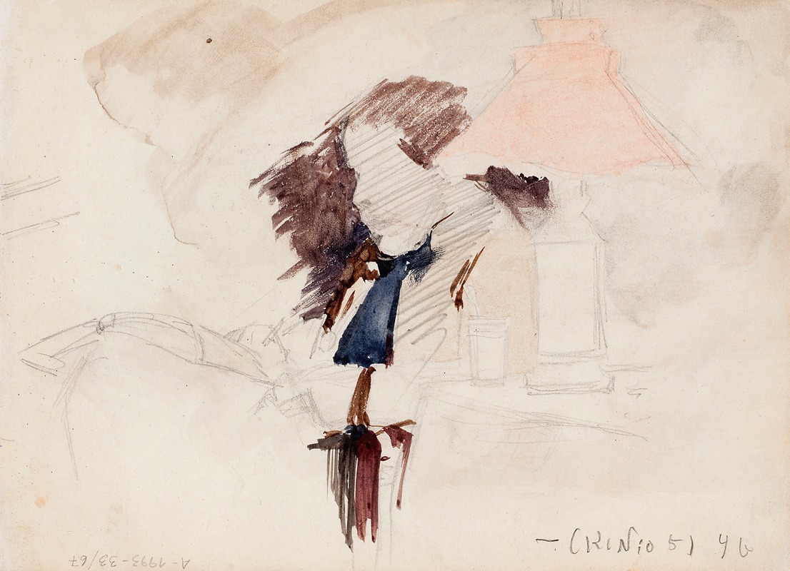 Eero Järnefelt's 'Dörnberger piirtää' captures a moment of artistic creation.