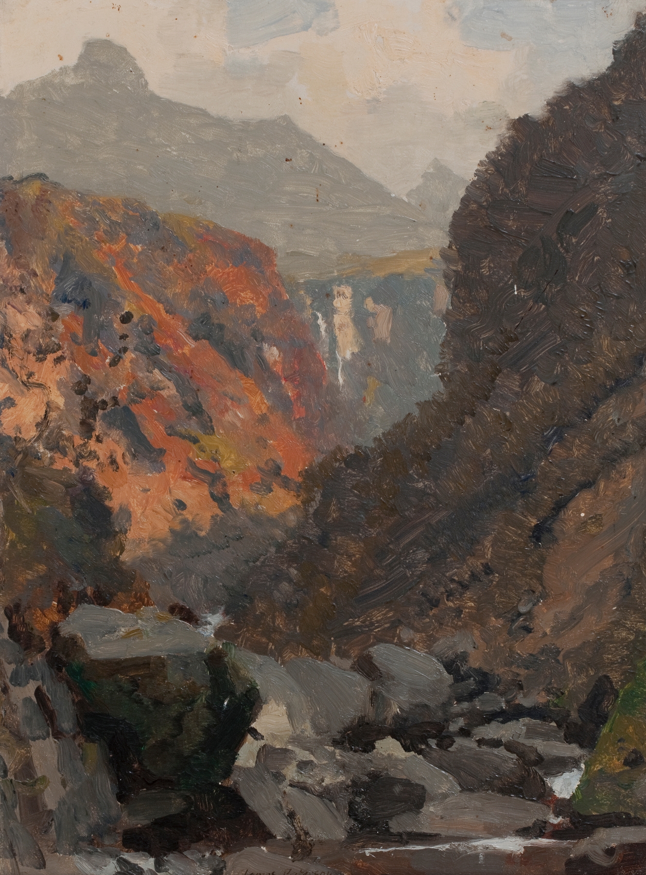 Glen Brittle, Isle of Skye by James Paterson, impressionism, landscape