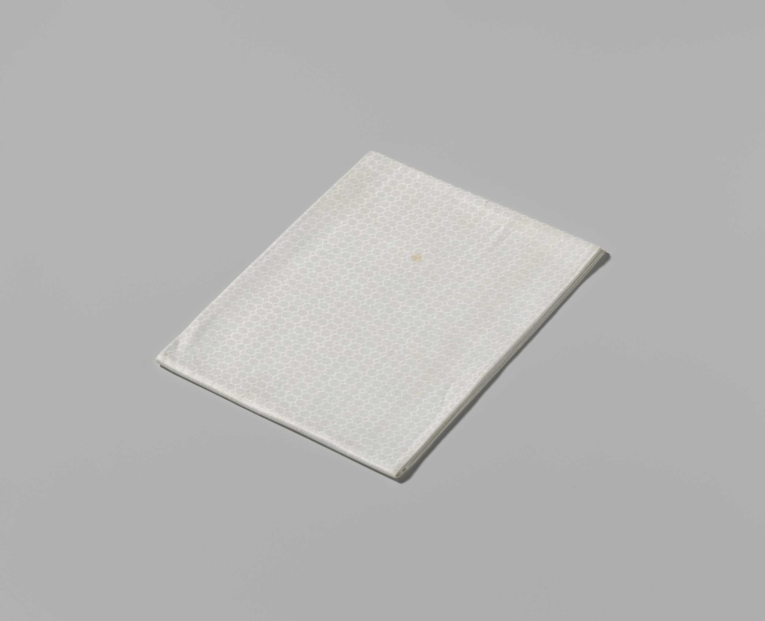 Still life of a white linen cloth, 1731, by an unknown artist