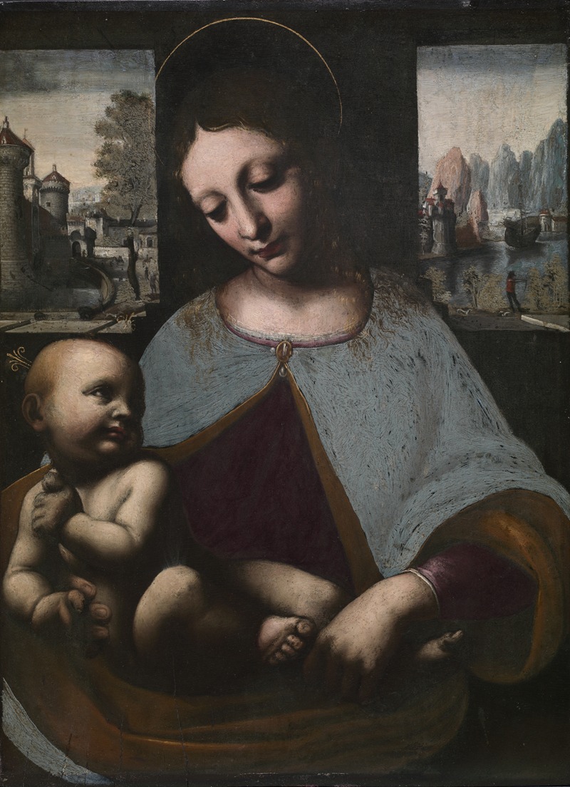 Leonardo da Vinci's Virgin and Child depicts the tender relationship between Mary and Jesus.