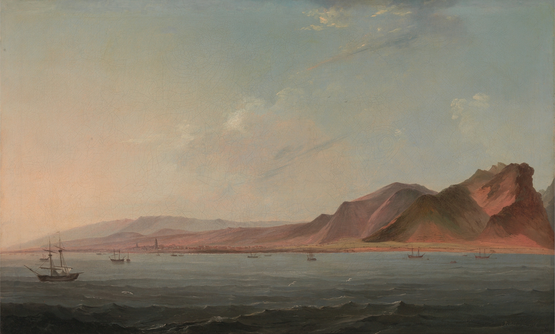 Landscape of Santa Cruz, Tenerife by John Webber, medium unknown
