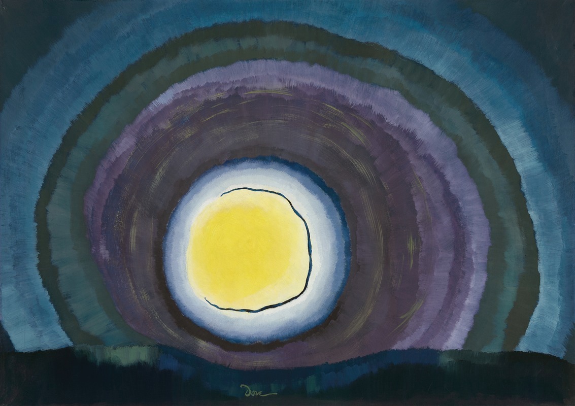 Arthur Dove's 'Sunrise III' captures the essence of dawn through abstract forms and colors.