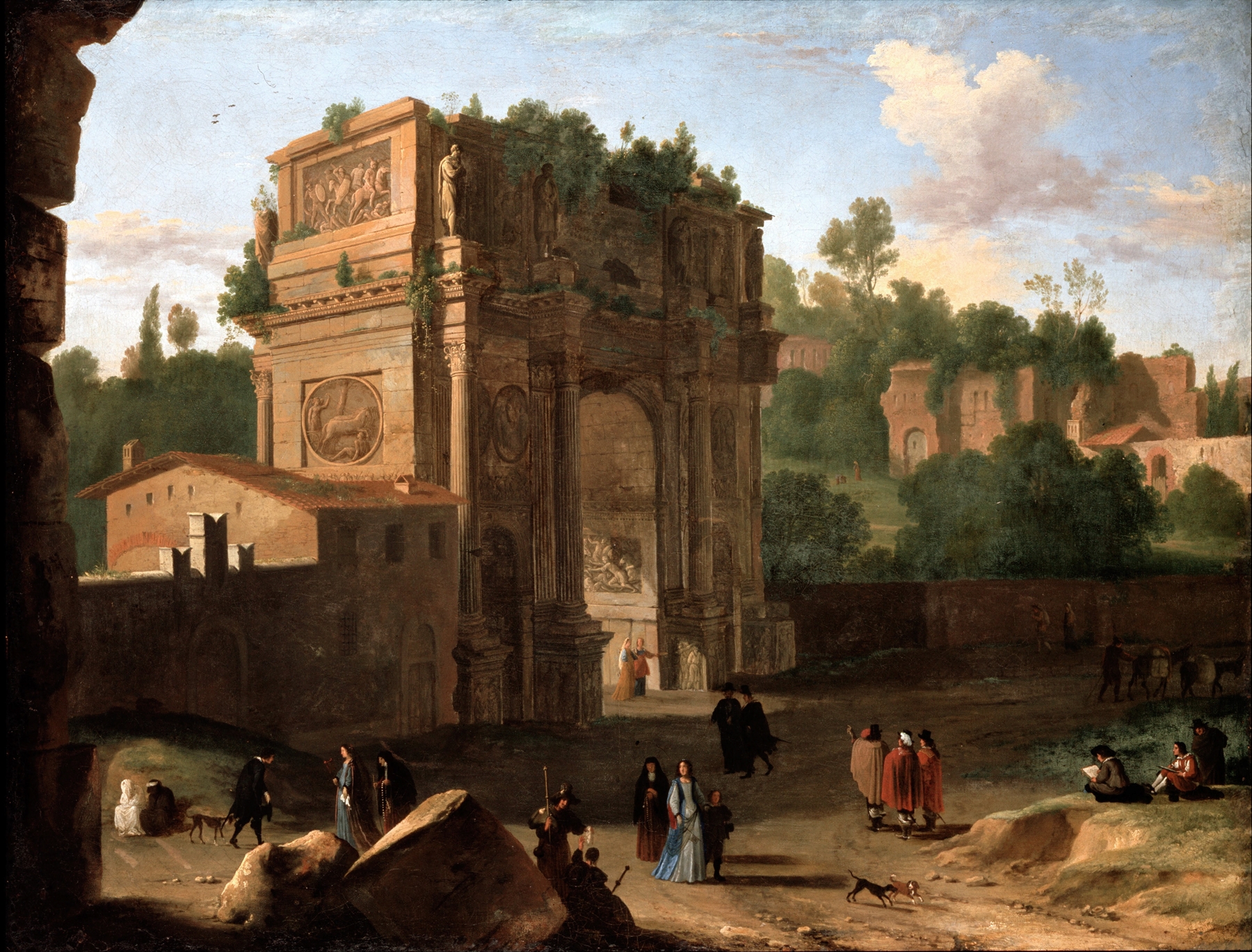 The Arch of Constantine by Herman van Swanevelt, unknown medium